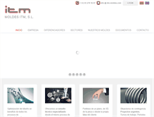 Tablet Screenshot of itm-moldes.com